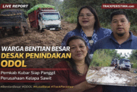 Perwakilan warga Kecamatan Bentian Besar saat menyampaikan aspirasi terkait penindakan angkutan ODOL kepada Pemkab Kutai Barat di Sendawar, Rabu (18/2/2026).