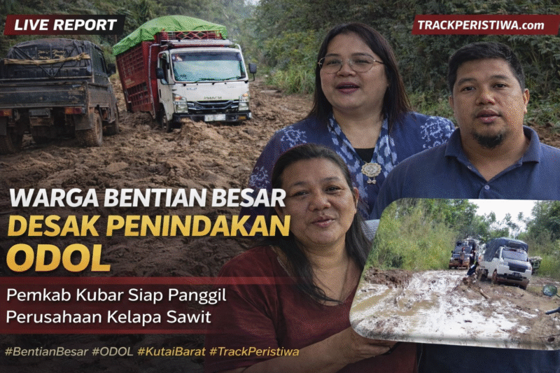 Perwakilan warga Kecamatan Bentian Besar saat menyampaikan aspirasi terkait penindakan angkutan ODOL kepada Pemkab Kutai Barat di Sendawar, Rabu (18/2/2026).