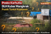 Foto: Mangkraknya pembangunan Posko Karhutla DLH Kutai Barat memicu sorotan publik dan tuntutan transparansi atas penggunaan anggaran daerah. (Dok Dodo/Trackperistiwa.com)