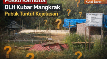 Foto: Mangkraknya pembangunan Posko Karhutla DLH Kutai Barat memicu sorotan publik dan tuntutan transparansi atas penggunaan anggaran daerah. (Dok Dodo/Trackperistiwa.com)