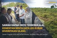 Sebagian area sawah program cetak 2010 di Rapak Oros kini tidak produktif dan tengah diminta untuk dilakukan pendataan ulang oleh Kementerian Pertanian. (Fzn/TP)
