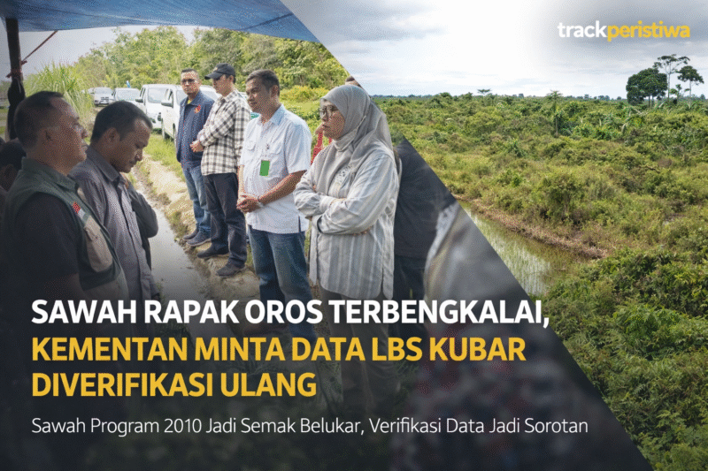 Sebagian area sawah program cetak 2010 di Rapak Oros kini tidak produktif dan tengah diminta untuk dilakukan pendataan ulang oleh Kementerian Pertanian. (Fzn/TP)