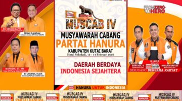 Keterangan Foto:
Musyawarah Cabang (Muscab) IV DPC Partai Hanura Kabupaten Kutai Barat yang digelar di Hotel Sidodadi, Barong Tongkok, 13–14 Februari 2026. Muscab tersebut menjadi momentum konsolidasi organisasi serta agenda pemilihan Ketua DPC untuk periode mendatang.
