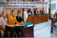 Kuasa Hukum Pertanyakan Barang Bukti Rp103 Juta