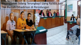 Kuasa Hukum Pertanyakan Barang Bukti Rp103 Juta