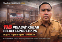 Keterangan Foto: Suasana rapat koordinasi dan pengarahan pimpinan di lingkungan Pemkab Kutai Barat, Senin (30/3/2026), saat Bupati Kutai Barat, Frederick Edwin, memberikan arahan tegas terkait kewajiban pelaporan LHKPN, menyusul masih adanya 118 pejabat yang belum melaporkan harta kekayaannya. (Foto: Istimewa/Fauzan/Trackperistiwa.com)