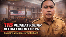 Keterangan Foto: Suasana rapat koordinasi dan pengarahan pimpinan di lingkungan Pemkab Kutai Barat, Senin (30/3/2026), saat Bupati Kutai Barat, Frederick Edwin, memberikan arahan tegas terkait kewajiban pelaporan LHKPN, menyusul masih adanya 118 pejabat yang belum melaporkan harta kekayaannya. (Foto: Istimewa/Fauzan/Trackperistiwa.com)