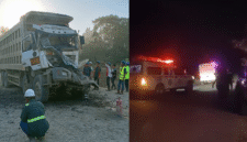 Keterangan Foto (Revisi):
Kondisi dua unit dump truck roda 12 yang terlibat kecelakaan fatal di jalur hauling Kilometer 35 area operasional PT Manoor Bulant Lestari (MBL), Kutai Barat, Sabtu (28/3/2026). Dua korban dievakuasi menggunakan dua unit ambulans menuju Klinik Lambing, Kecamatan Muara Lawa. Insiden ini menewaskan dua pekerja dan memicu sorotan publik terhadap penerapan keselamatan kerja di lingkungan tambang. (Foto: Dokumen/Trackperistiwa.com)