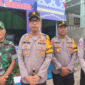 Keterangan Foto: Kapolres Kutai Barat AKBP Boney Wahyu Wicaksono bersama jajaran TNI-Polri memberikan imbauan kepada masyarakat usai meninjau Pos Pengamanan mudik di Kelurahan Simpang Raya, Kecamatan Barong Tongkok, Kutai Barat, Kamis (19/3/2026). Foto: Fauzan/Trackperistiwa.com
