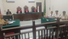 Sidang sengketa lahan Muara Teweh, Selasa (31/03/2026). Penggugat optimistis hak kelola 1.808 hektare terbukti di persidangan.