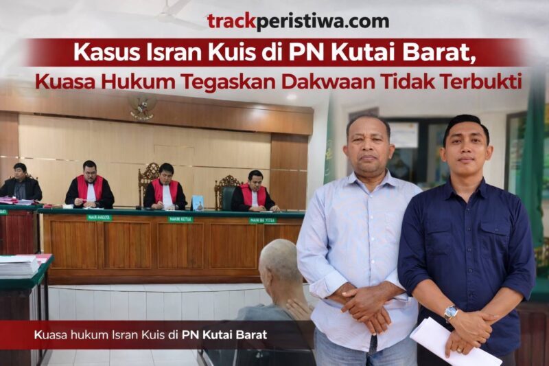 Keterangan Foto Tim kuasa hukum terdakwa Haji Isran Kuis saat menyampaikan duplik dalam sidang perkara dugaan penggelapan di Pengadilan Negeri Kutai Barat, Selasa (10/03/2026).