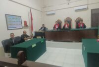 Keterangan Foto : Sidang lanjutan perkara sengketa lahan nomor 29/Pdt.G/2025/Pn.Mtw di Pengadilan Negeri Muara Teweh digelar secara elektronik (e-court) dengan agenda penyampaian kesimpulan para pihak.