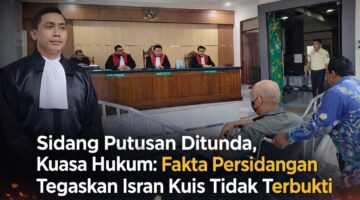 Keterangan Foto: Pengadilan Negeri Kutai Barat — Suasana persidangan kasus Haji Isran Kuis yang mengalami penundaan pembacaan putusan oleh majelis hakim hingga 7 April 2026 karena proses musyawarah belum rampung.( Dok.Fauzan/Trackperistiwa.com)