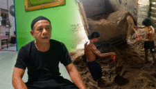 Keterangan Foto (Kiri): Fahrudin, mantan Kepala Desa Malawaken, memberikan keterangan kepada awak media terkait dampak kelangkaan pasir koral pasca-penertiban tambang ilegal di Kabupaten Barito Utara. (Trackperistiwa.com/Henryanus Achiang)