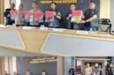 Keterangan Foto: Kapolres Kutai Barat AKBP Boney Wahyu Wicaksono bersama jajaran memperlihatkan barang bukti hasil pengungkapan kasus pencurian dengan kekerasan (begal) dalam konferensi pers di Polres Kutai Barat, Jumat (29/5/2026). (Foto: Trackperistiwa.com/Fauzan)