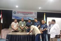 Foto: Pengurus Daerah IWO Barito Utara menghadiri Mubeswilub IWO Kalimantan Tengah di Palangka Raya, Sabtu (20/6/2026), sebagai bentuk dukungan terhadap penguatan dan konsolidasi organisasi. Dokumentasi: Trackperistiwa.com / Henry A.