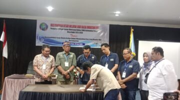 Foto: Pengurus Daerah IWO Barito Utara menghadiri Mubeswilub IWO Kalimantan Tengah di Palangka Raya, Sabtu (20/6/2026), sebagai bentuk dukungan terhadap penguatan dan konsolidasi organisasi. Dokumentasi: Trackperistiwa.com / Henry A.