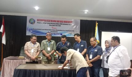 Foto: Pengurus Daerah IWO Barito Utara menghadiri Mubeswilub IWO Kalimantan Tengah di Palangka Raya, Sabtu (20/6/2026), sebagai bentuk dukungan terhadap penguatan dan konsolidasi organisasi. Dokumentasi: Trackperistiwa.com / Henry A.