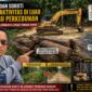Keterangan Foto: Carles menunjukkan lokasi dan kondisi akses jalan di wilayah seberang Sungai Lawa, Kampung Dilang Puti, Kecamatan Bentian Besar, Kabupaten Kutai Barat, yang menurut keterangannya diduga berada di luar area HGU perkebunan. (Foto: TrackPeristiwa.com/Melky Malis)